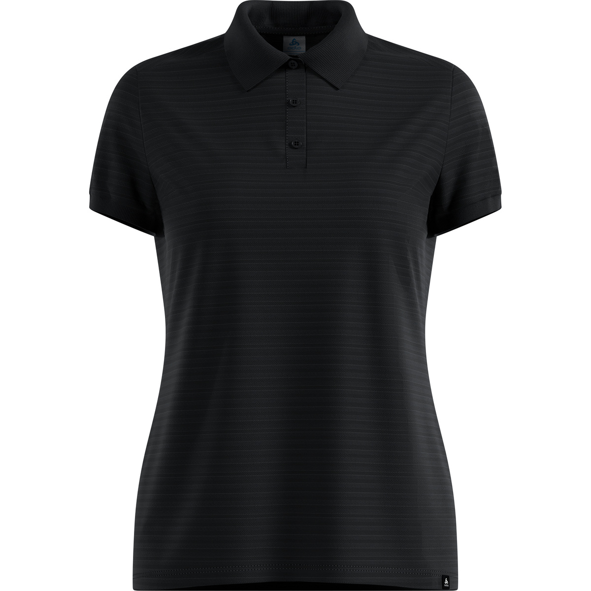 Odlo Damen Ascent Natural Polo T-Shirt (Größe XS, schwarz)