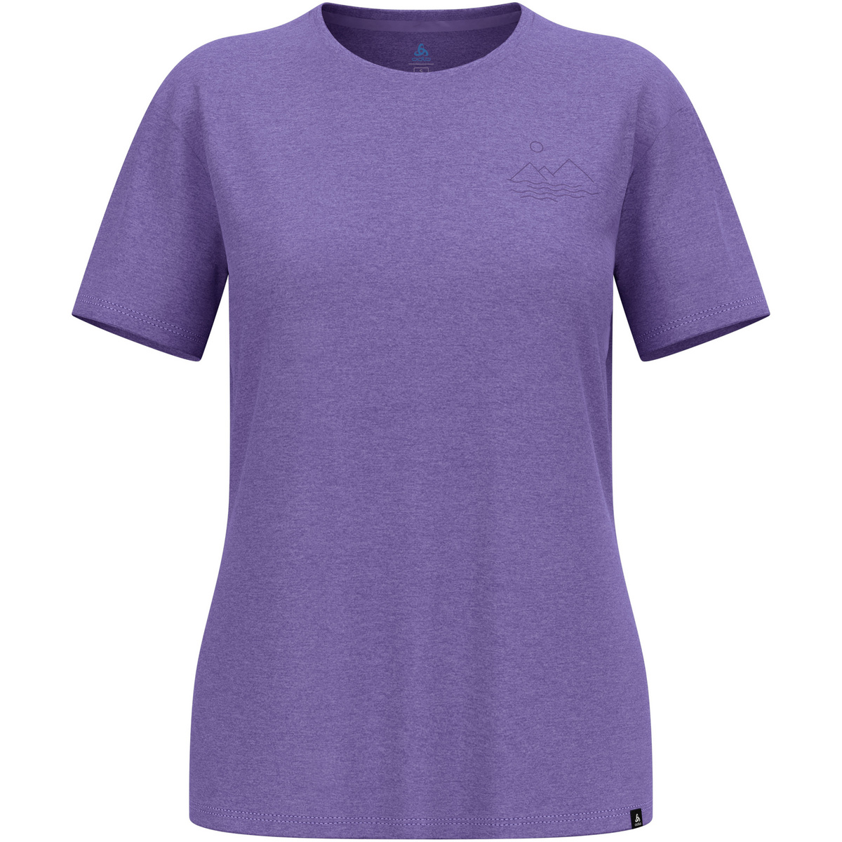 Image of Odlo Donna Maglietta Ascent Sun. Sea. Mountains.