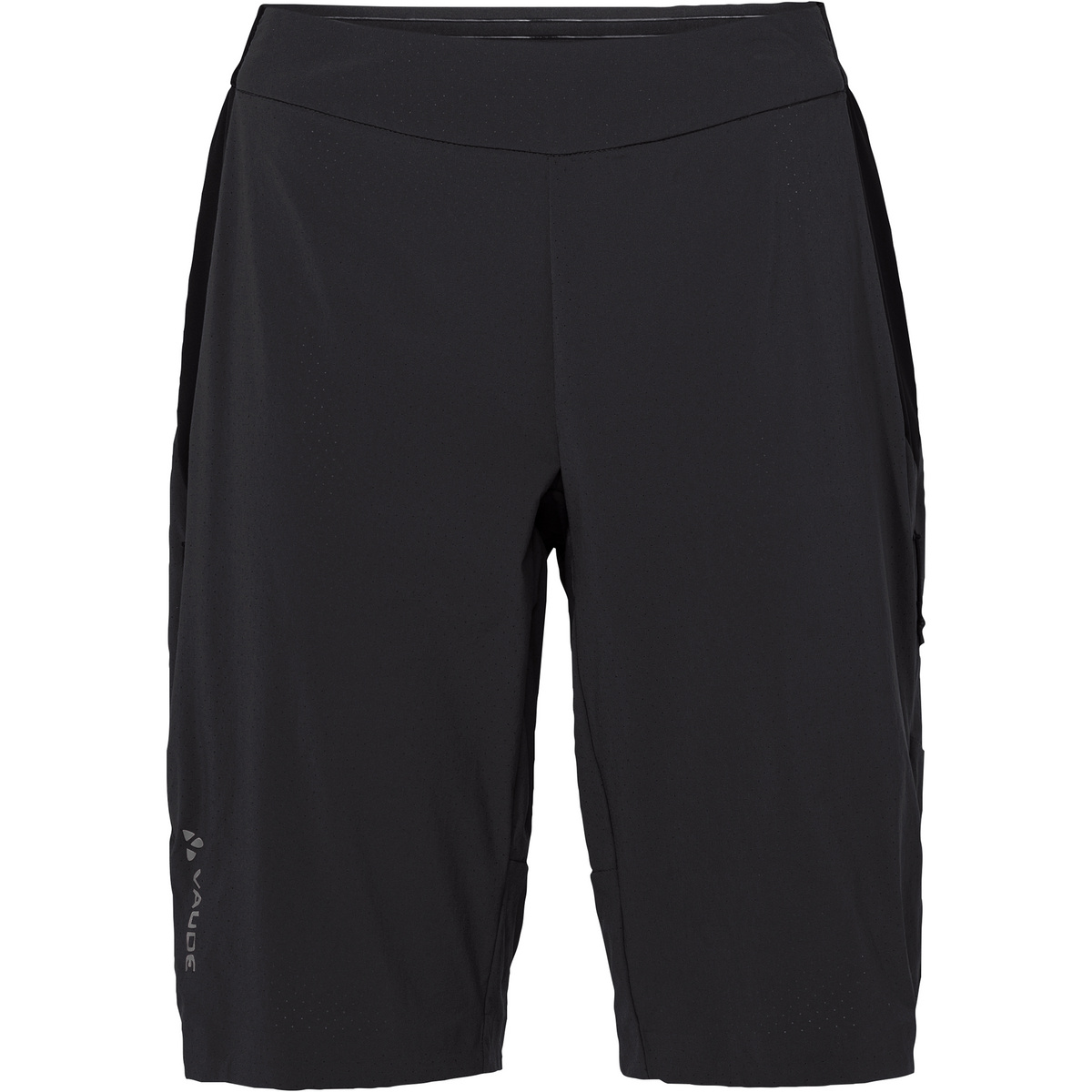 Vaude Donna Pantaloncini da ciclismo Kuro II (Taglia L, Nero)