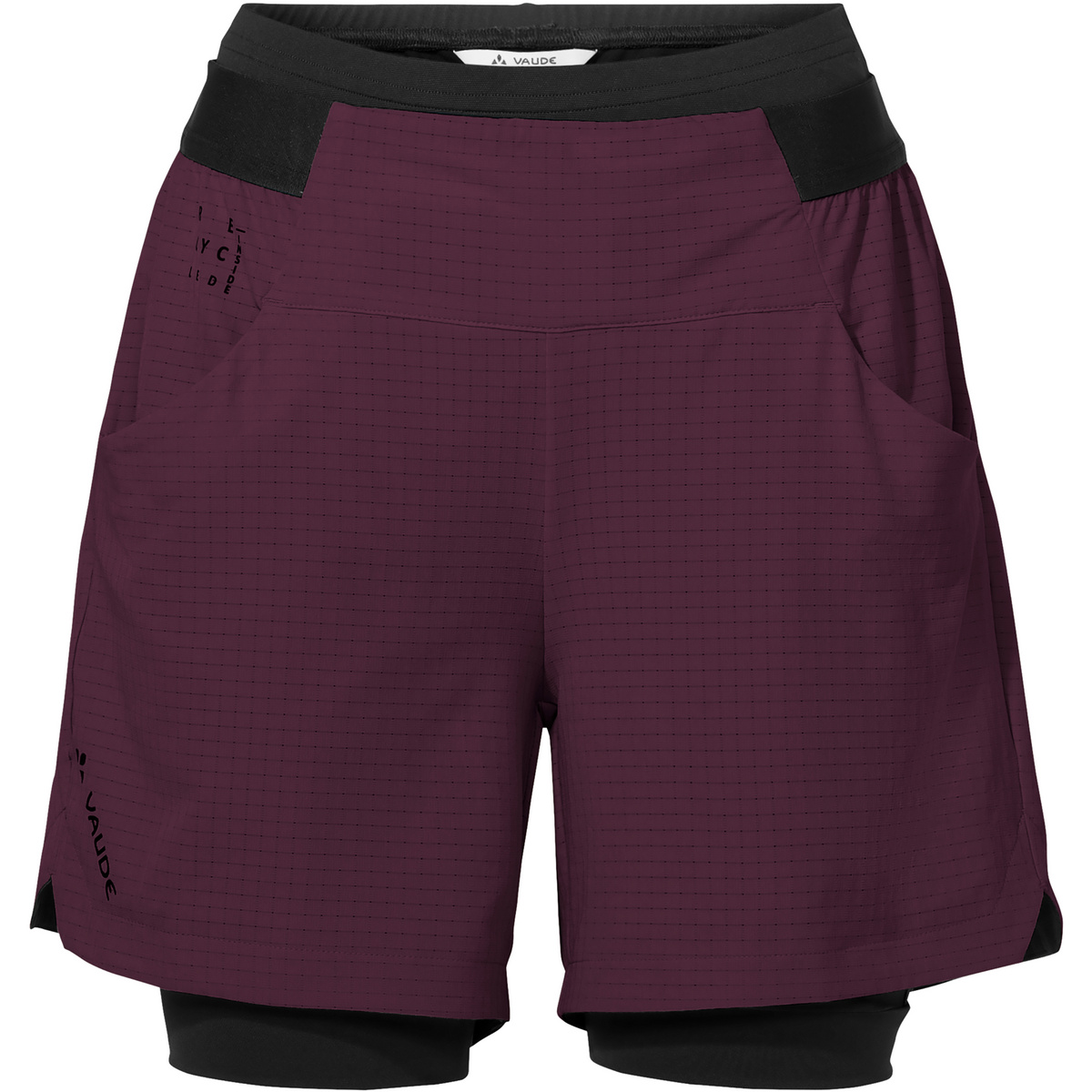 Vaude Femme Pantalon MTB court Altissimi II (taille S, Violet)