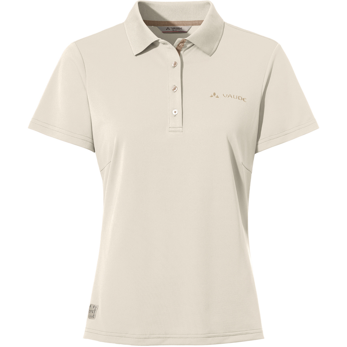 Vaude Damen Essential Polo T-Shirt (Größe L, beige)