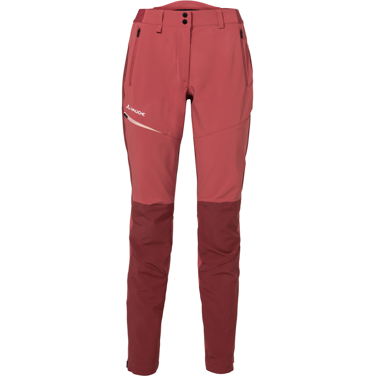 Vaude Donna Pantaloni Elope (Taglia M, Rosso)