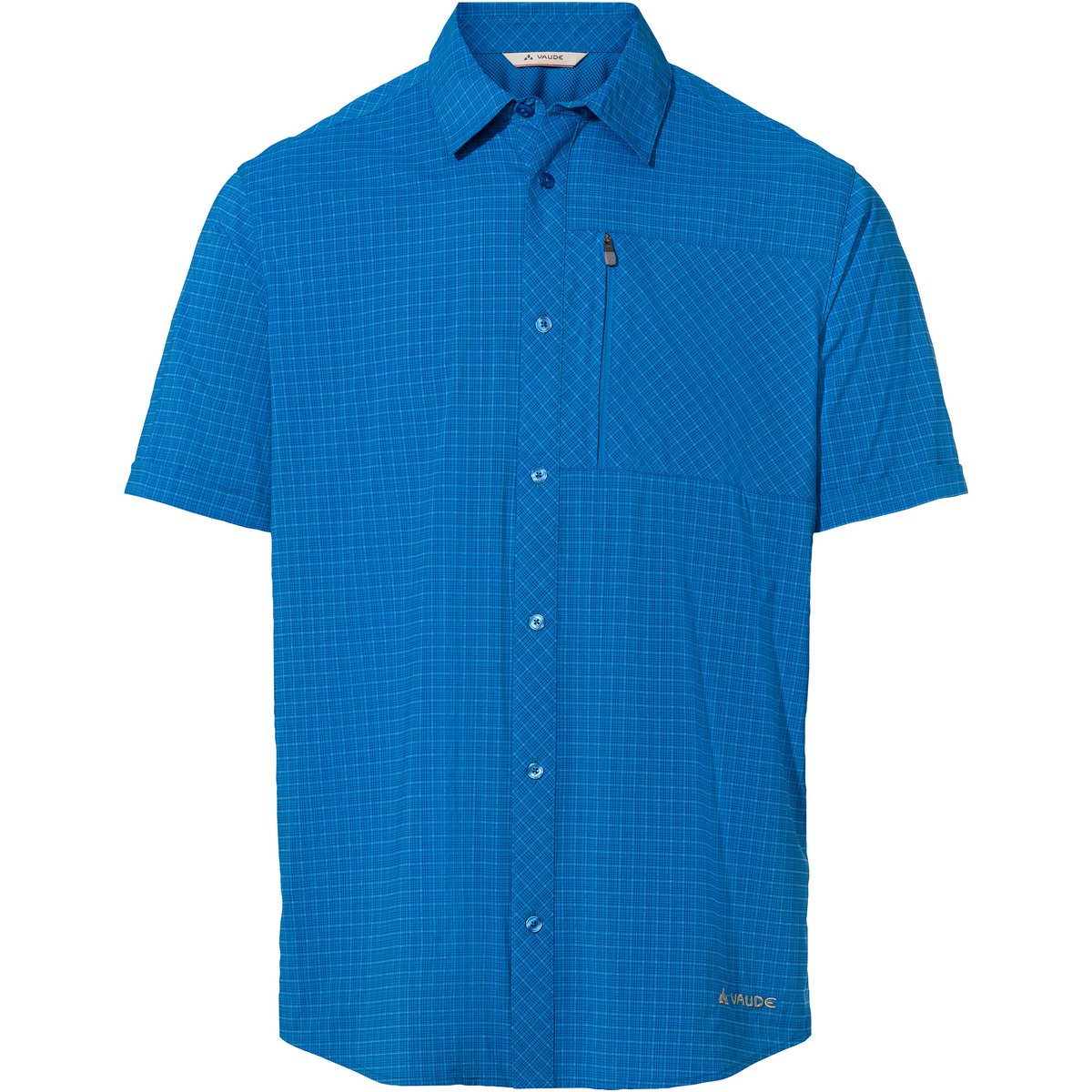 Vaude Uomo Camicia Seiland IV (Taglia S, Blu)
