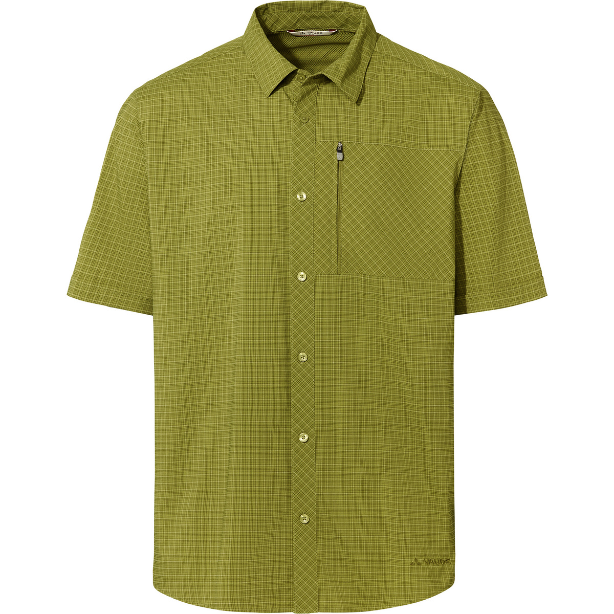 Vaude Uomo Camicia Seiland IV (Taglia L, Verde)
