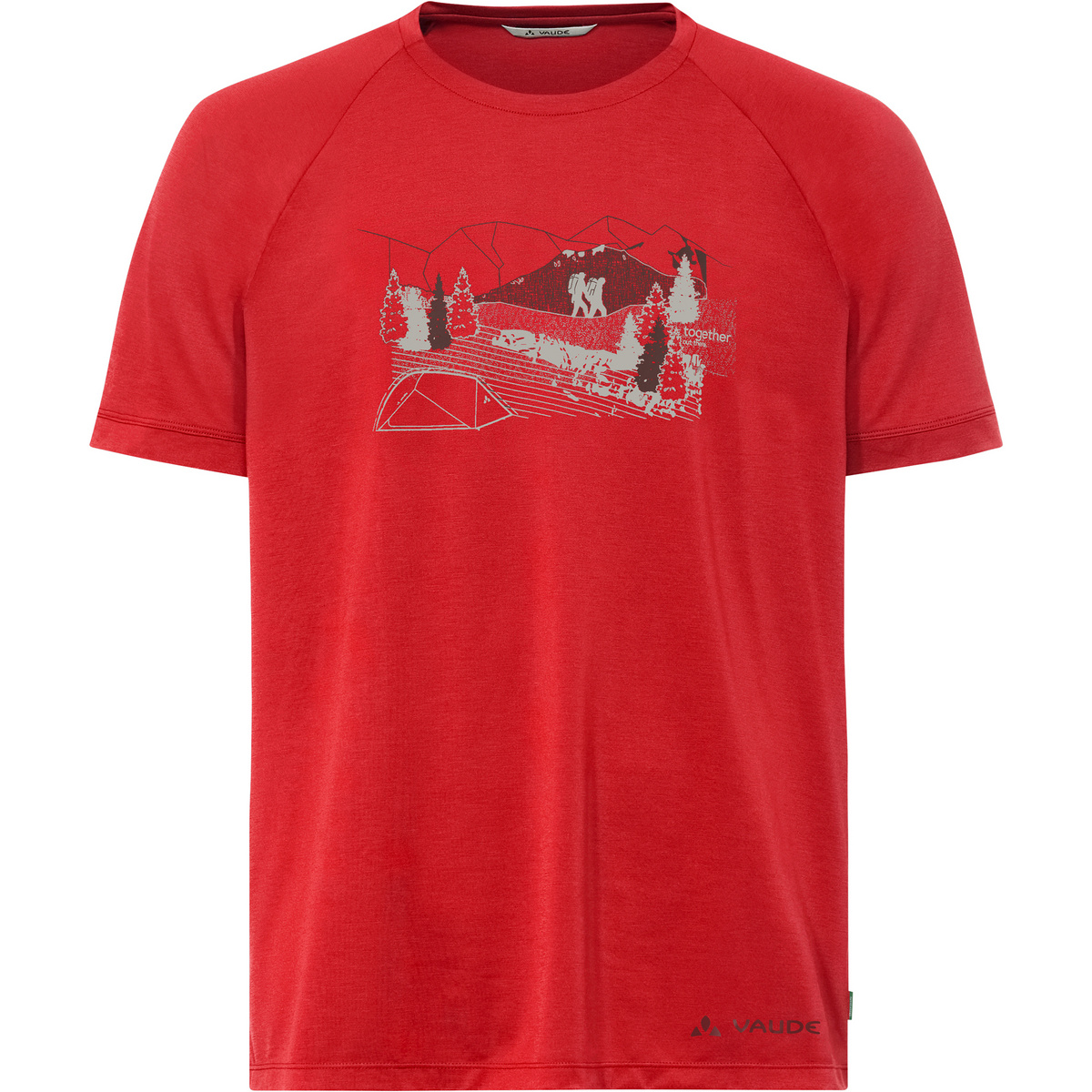 Vaude Herren Gleann II T-Shirt (Größe XXL, rot)