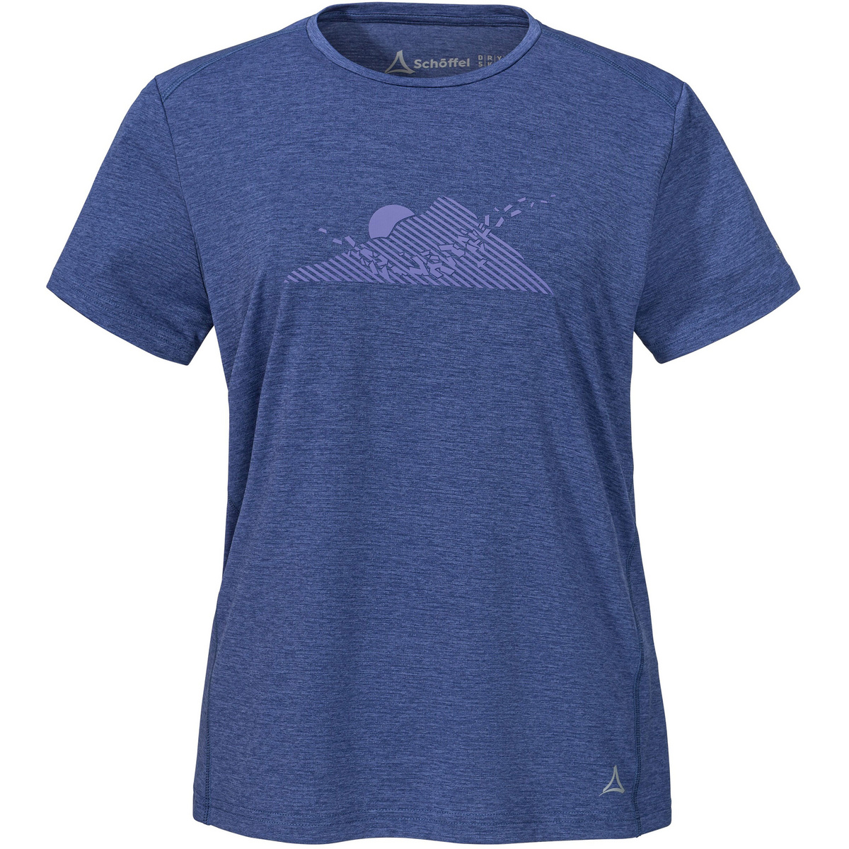 Schöffel Donna Maglia a manica corta Sulten (Taglia XL, Blu)