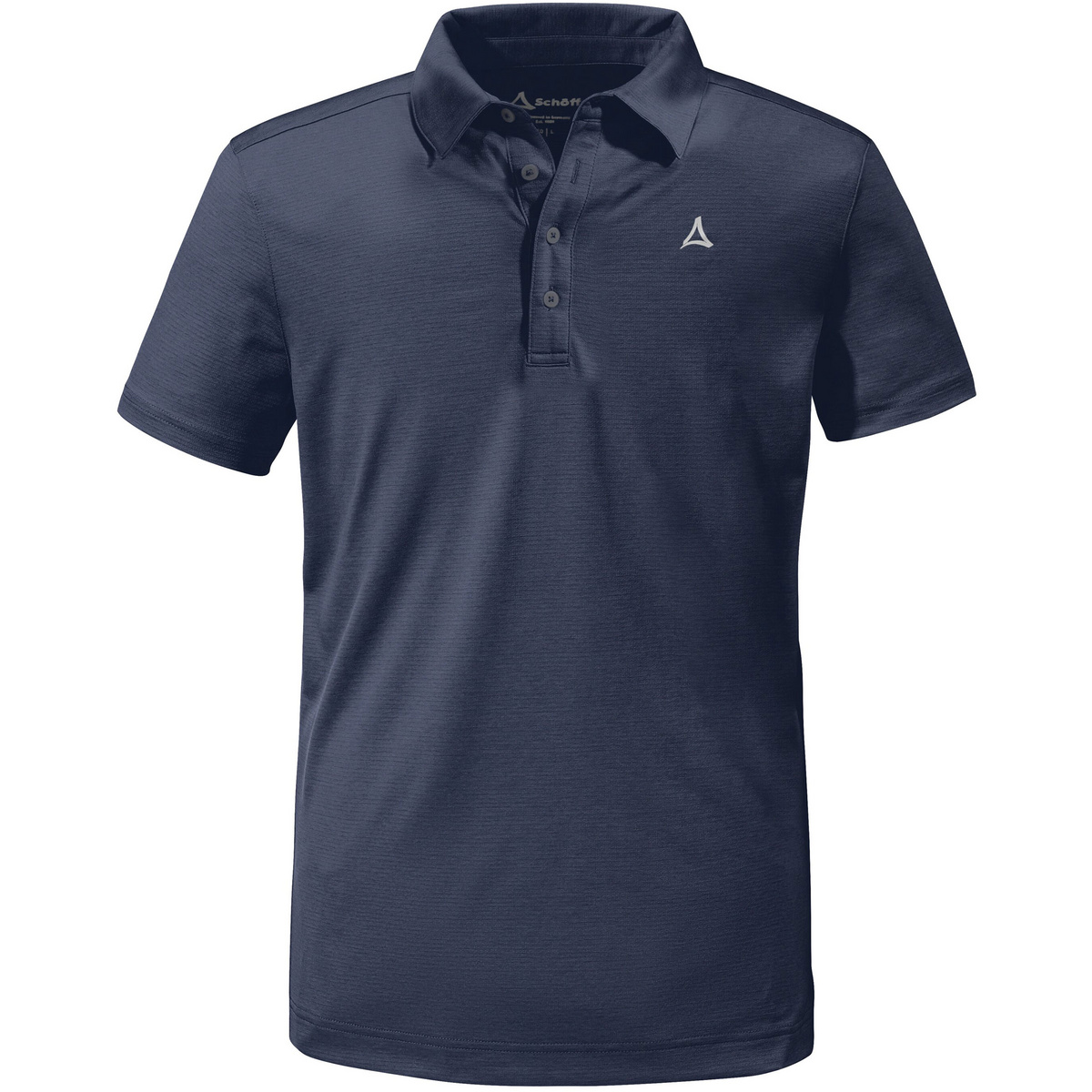 Schöffel Uomo Polo a manica corta Tauron (Taglia L, Blu)