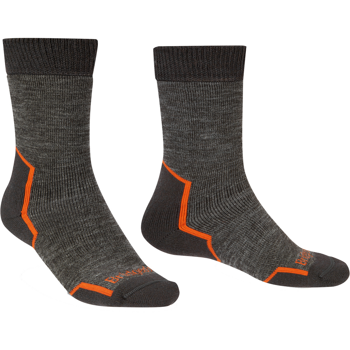 Bridgedale Uomo Calzini Expedition Heavyweight Merino Comfort (Taglia 40 , Grigio)