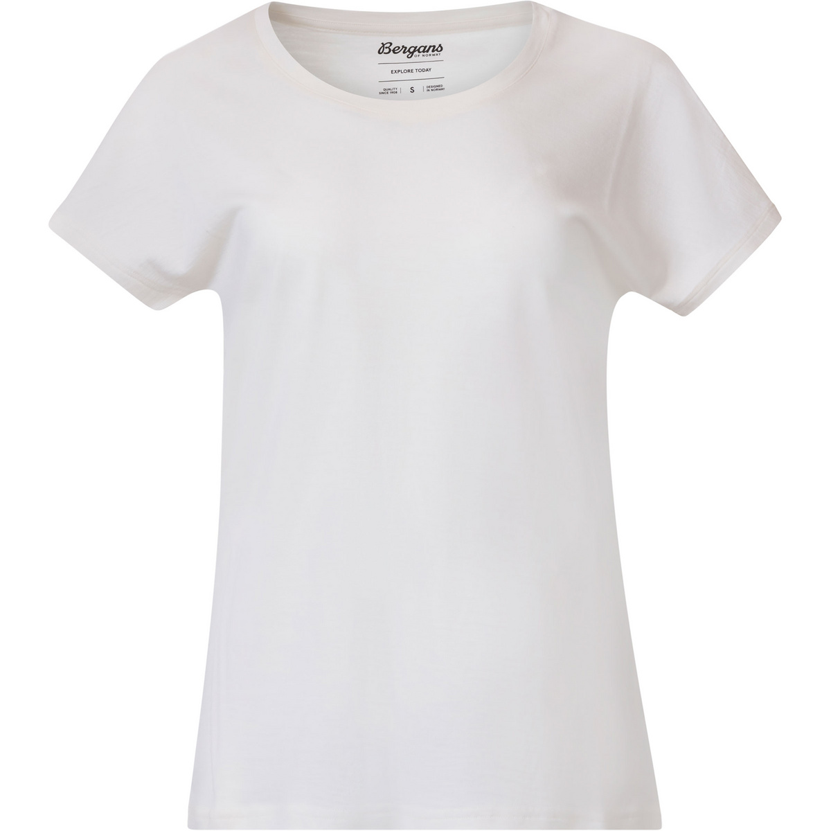 Bergans Damen Whenever Merino T-Shirt (Größe L, weiss)