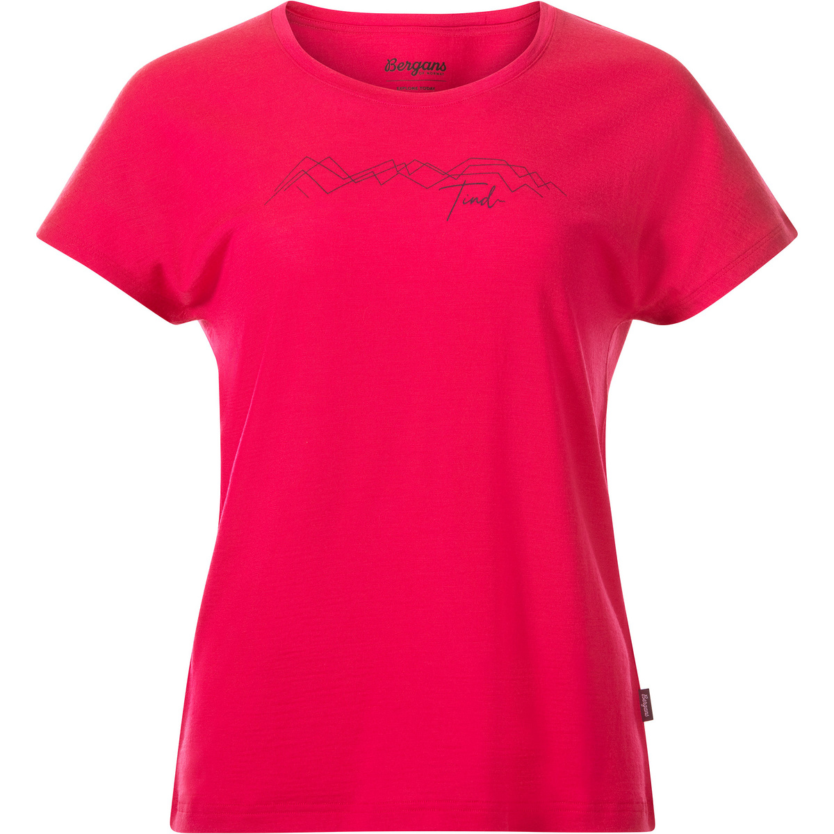 Image of Bergans Donna Maglietta in merino Tind Crux