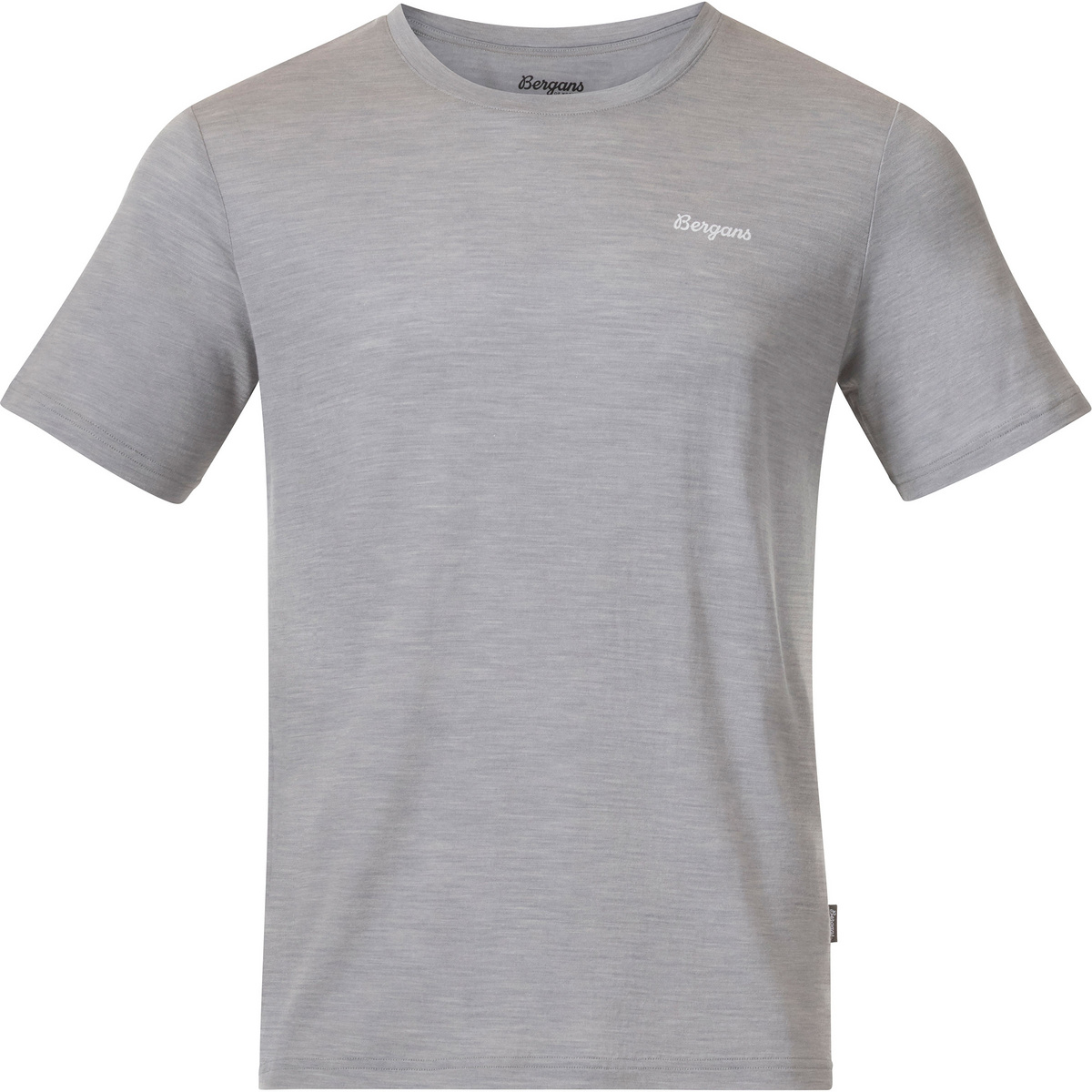 Bergans Herren Rabot Emblem Wool T-Shirt (Größe L, grau)