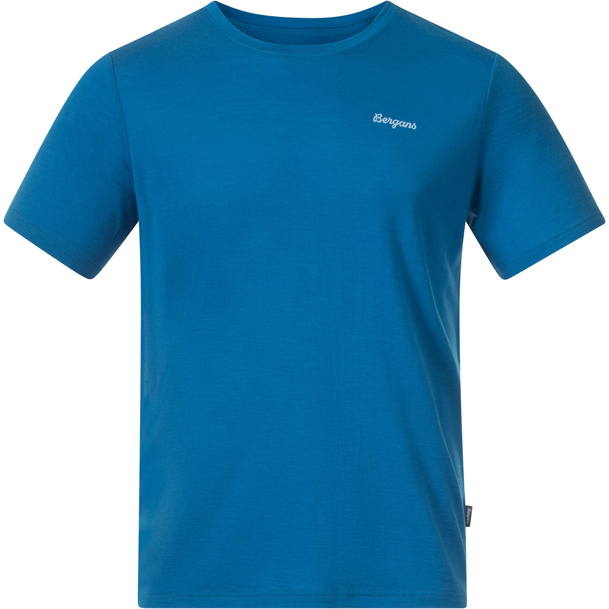 Bergans Uomo Maglietta in lana Rabot Emblem (Taglia M, Blu)