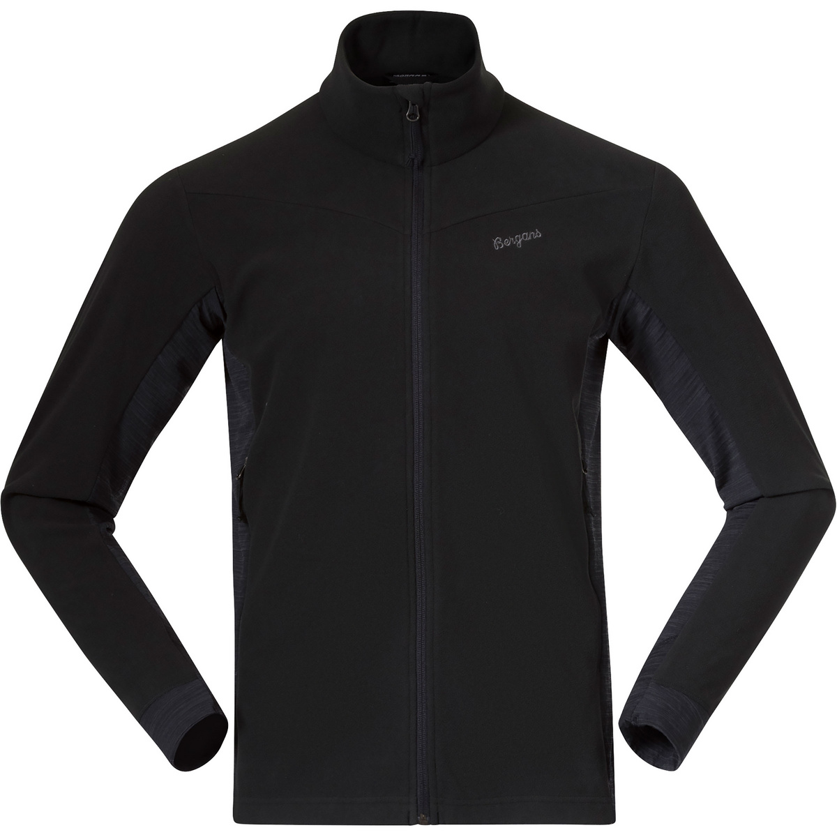 Bergans Herren Rabot Fleece Midlayer Jacke (Größe S, schwarz)