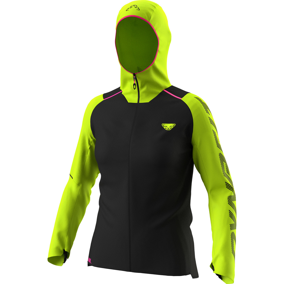 Dynafit Damen DNA Wind Jacke (Größe M, gelb)