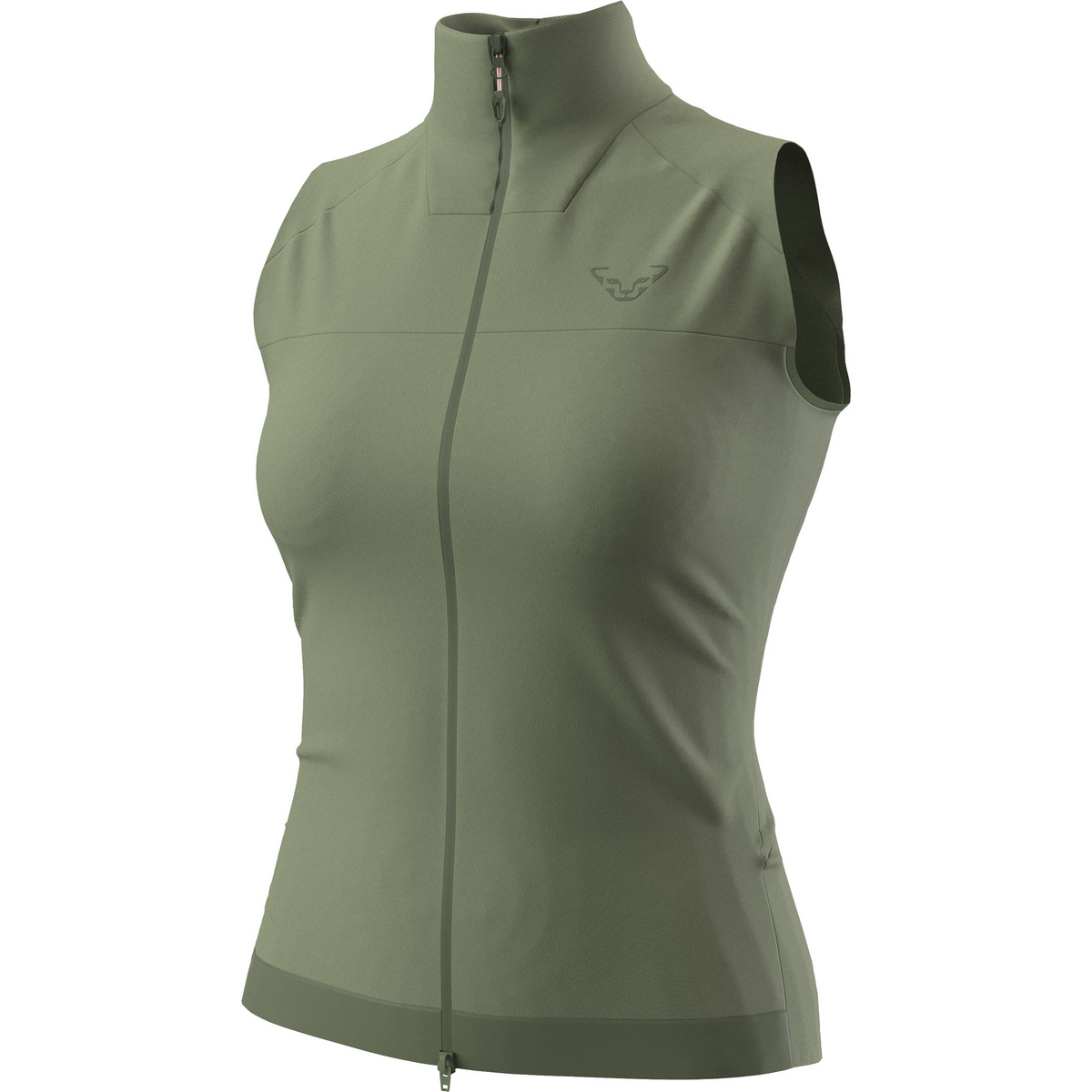 Dynafit Donna Gilet antivento Ride Light Wind (Taglia M, Verde oliva)
