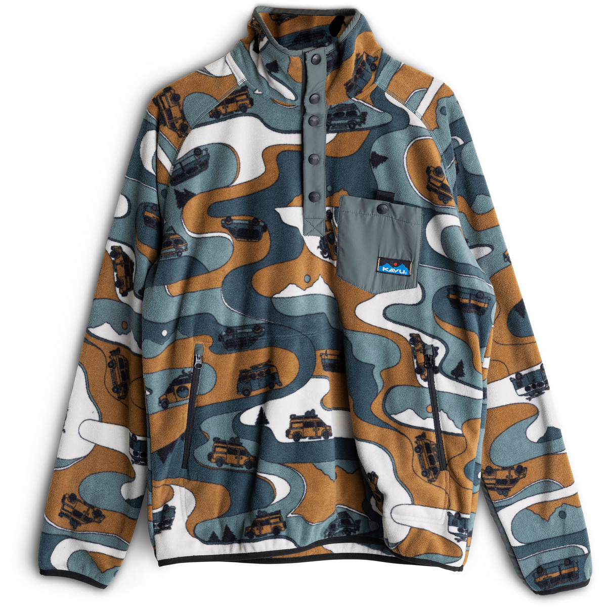Kavu Herren Teannaway Pullover (Größe S, gruen)