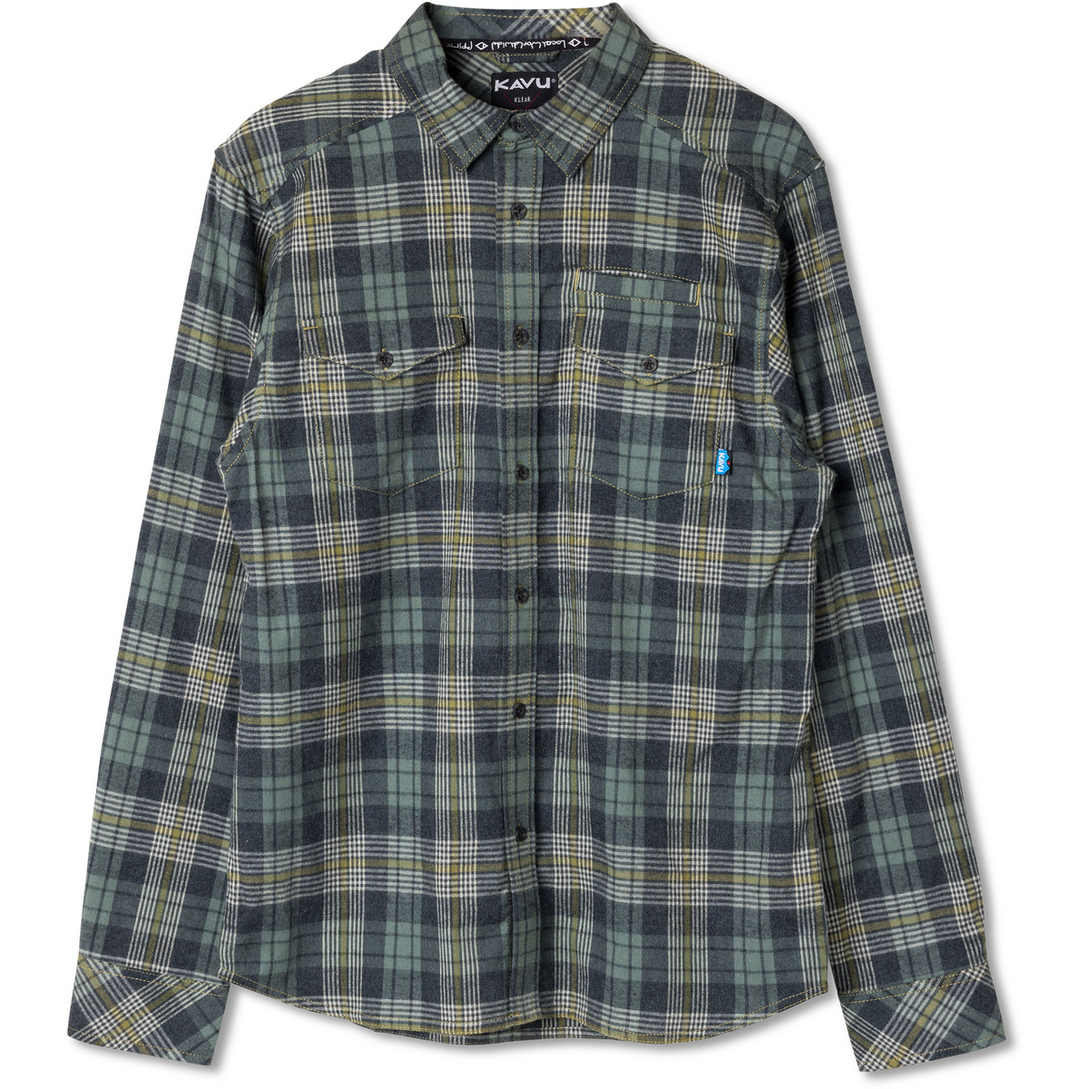 Kavu Uomo Camicia Lorenzo (Taglia S, Verde)