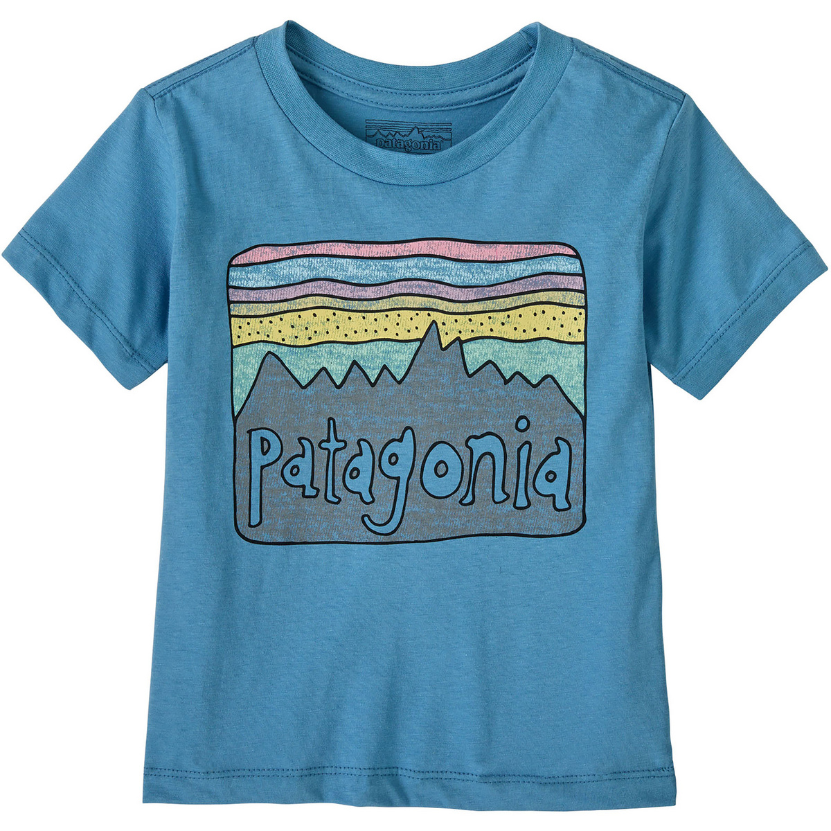 Image of Patagonia Bambino Maglietta Baby Fitz Roy Skies