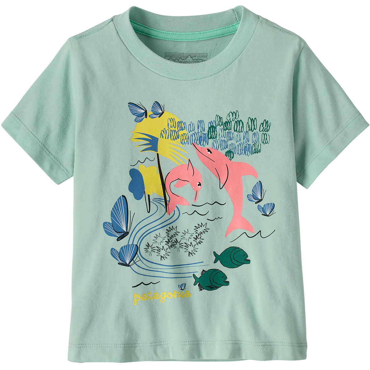 Patagonia Kinder Baby Graphic T-Shirt (Größe 84, gruen)