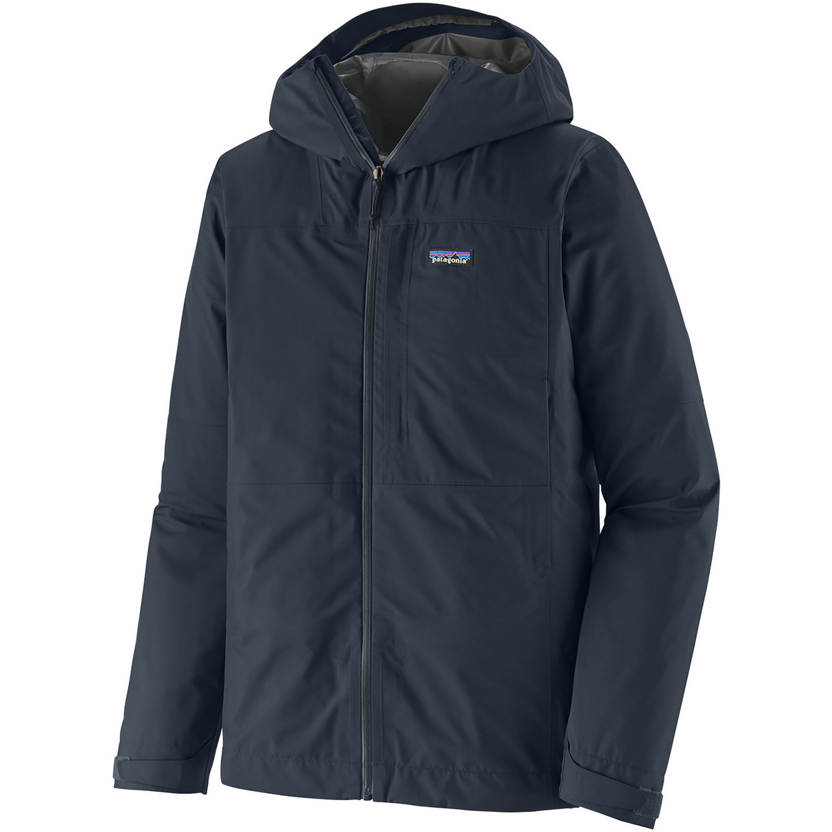 Patagonia Herren Boulder Fork Rain Jacke (Größe S, blau)