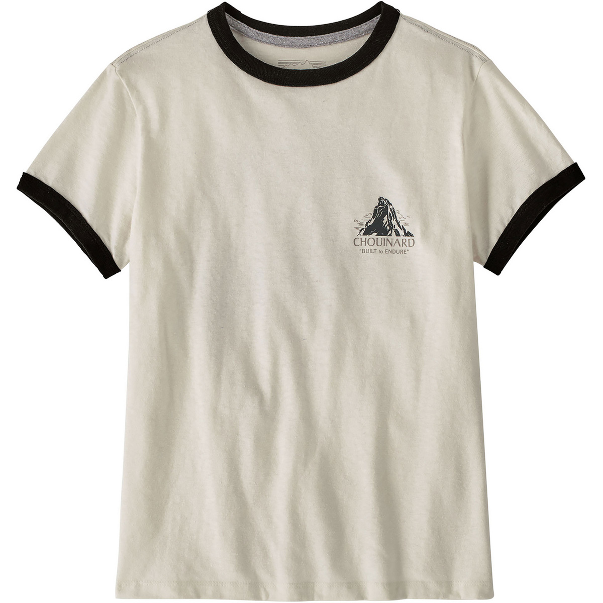 Image of Patagonia Donna Maglietta Ringer Chouinard Crest