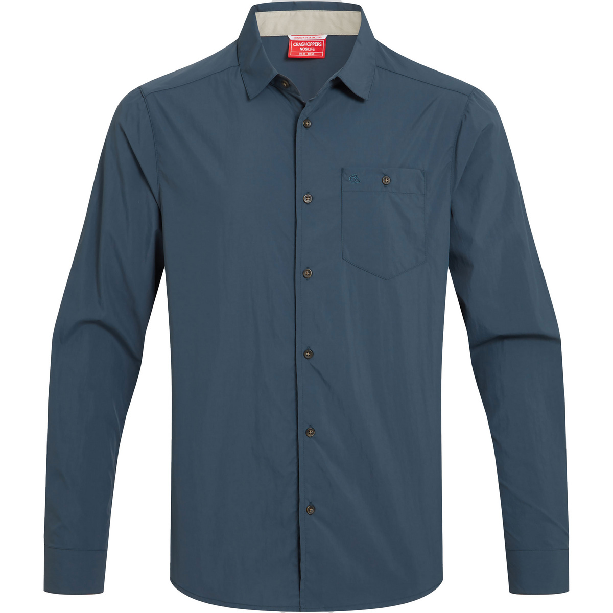Craghoppers Uomo Camicia Nosilife Nuoro II (Taglia XXL, Blu)