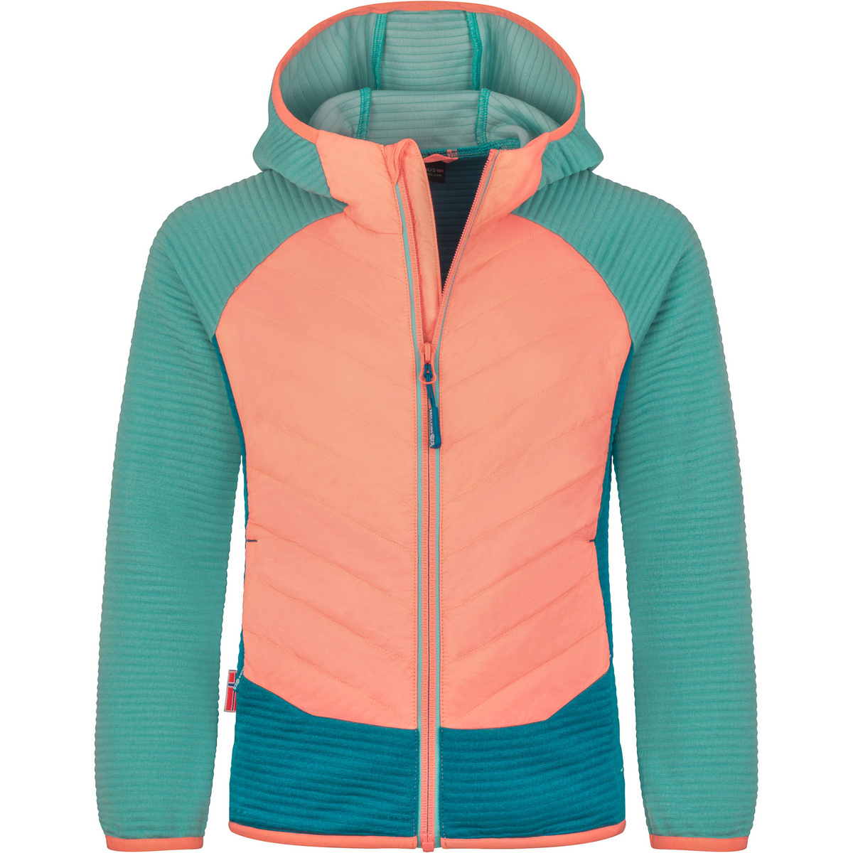 Trollkids Kinder Sirdal Jacke (Größe 116, tuerkis)
