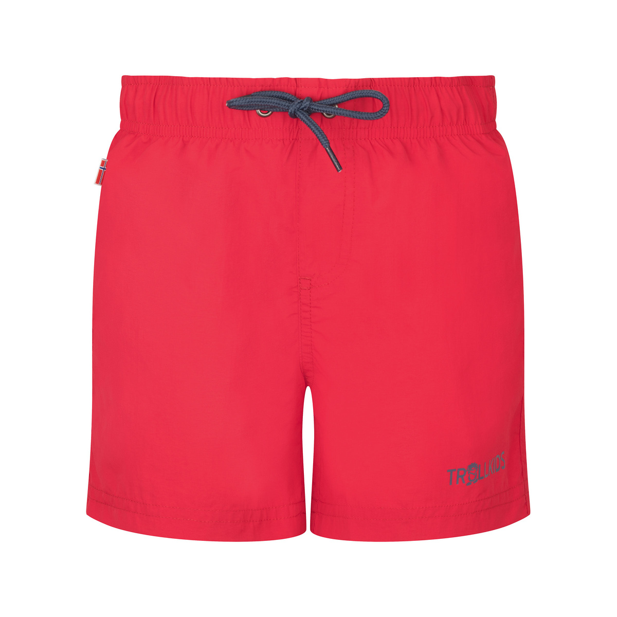 Trollkids Enfants Short de bain Balestrand (taille 110, Rouge)