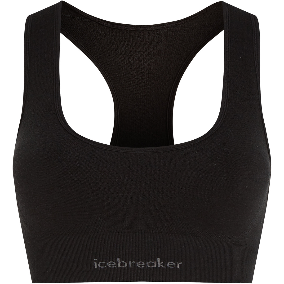 Icebreaker Femme Soutien-gorge de sport Seamless Active (taille XS, Noir)