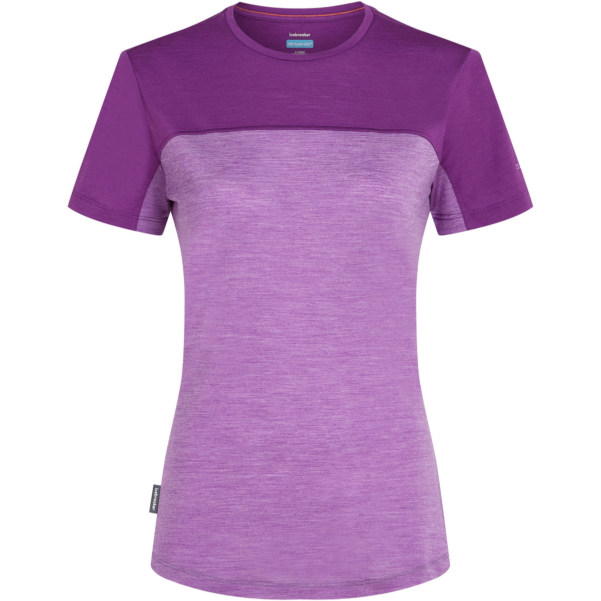 Image of Icebreaker Donna Maglietta Cool-Lite Sphere III Colour Block