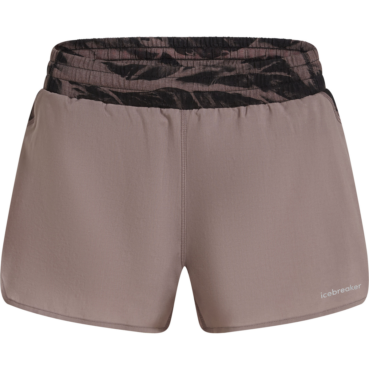 Icebreaker Damen ZoneKnit Speed 3" Shorts (Größe L, braun)