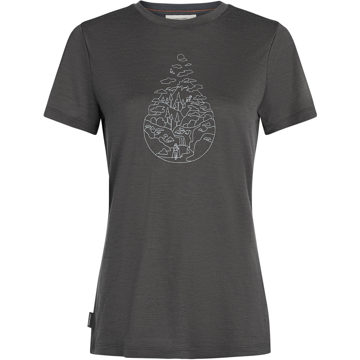 Image of Icebreaker Damen Tech Lite III Hike Path T-Shirt