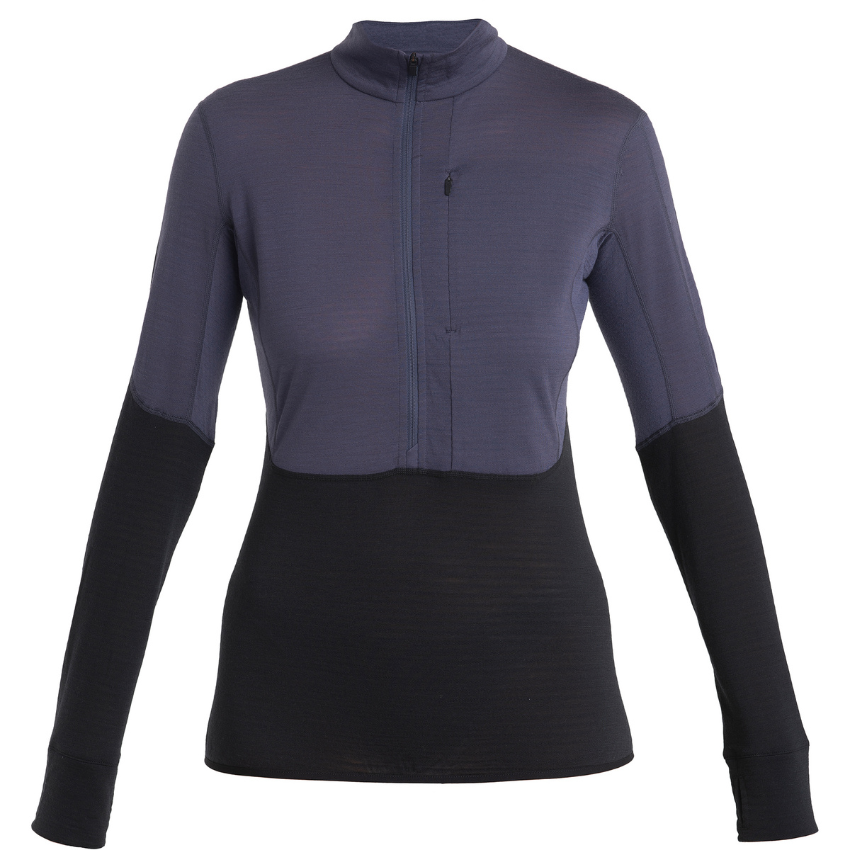 Image of Icebreaker Donna Maglia a manica lunga 1/2 zip Realfleece Descender