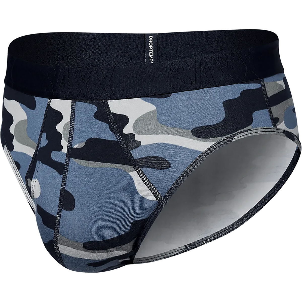 Saxx Underwear Herren Droptemp Cooling Cotton Unterhose (Größe L, blau)