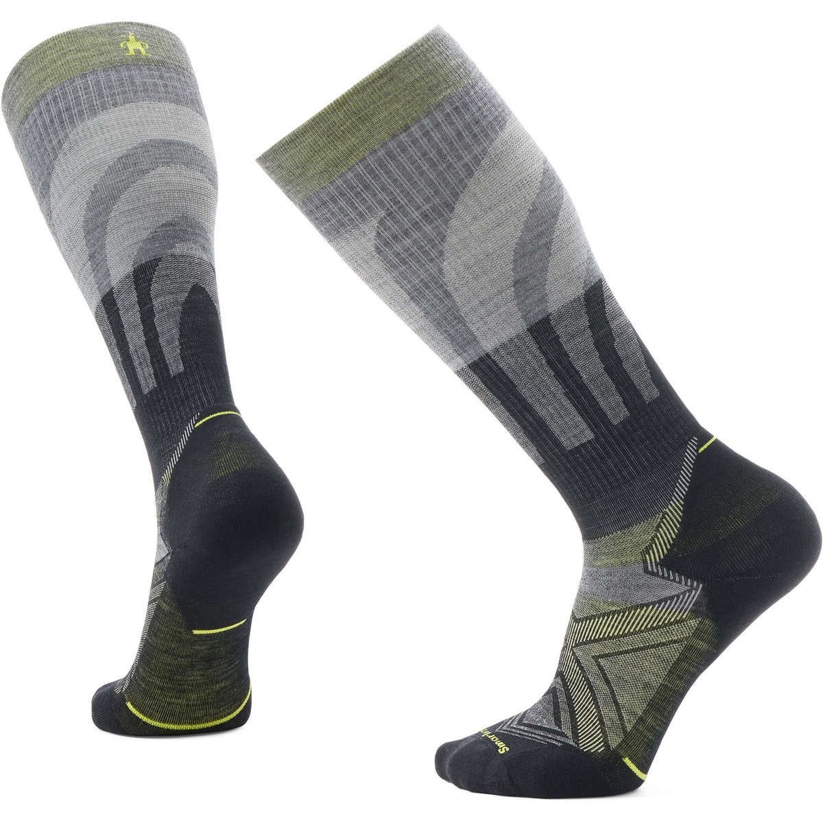 Smartwool Uomo Calze Run Targeted Compression Otc (Taglia 46 , Grigio)