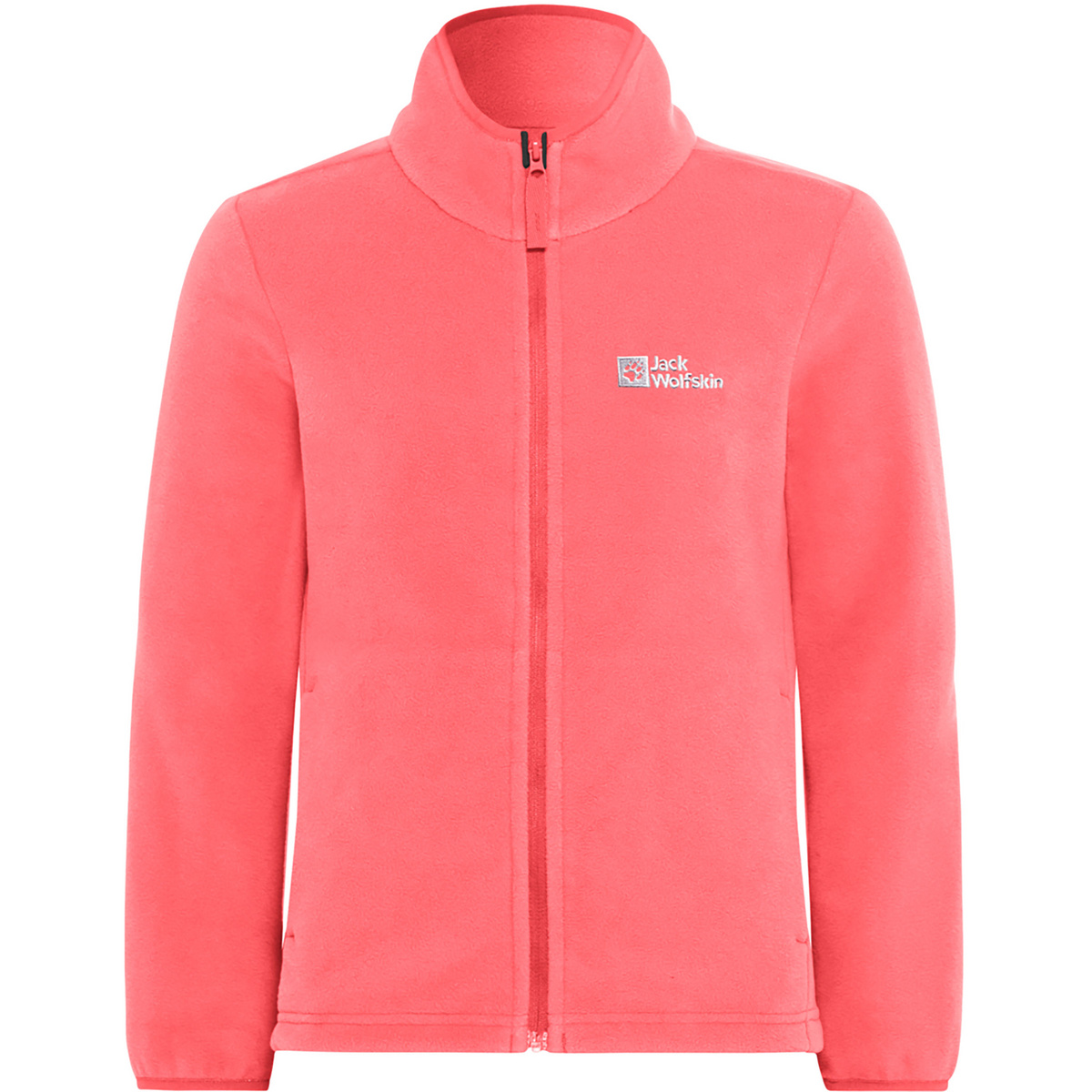 Jack Wolfskin Bambino Giacca Taunus (Taglia 116, Rosso)