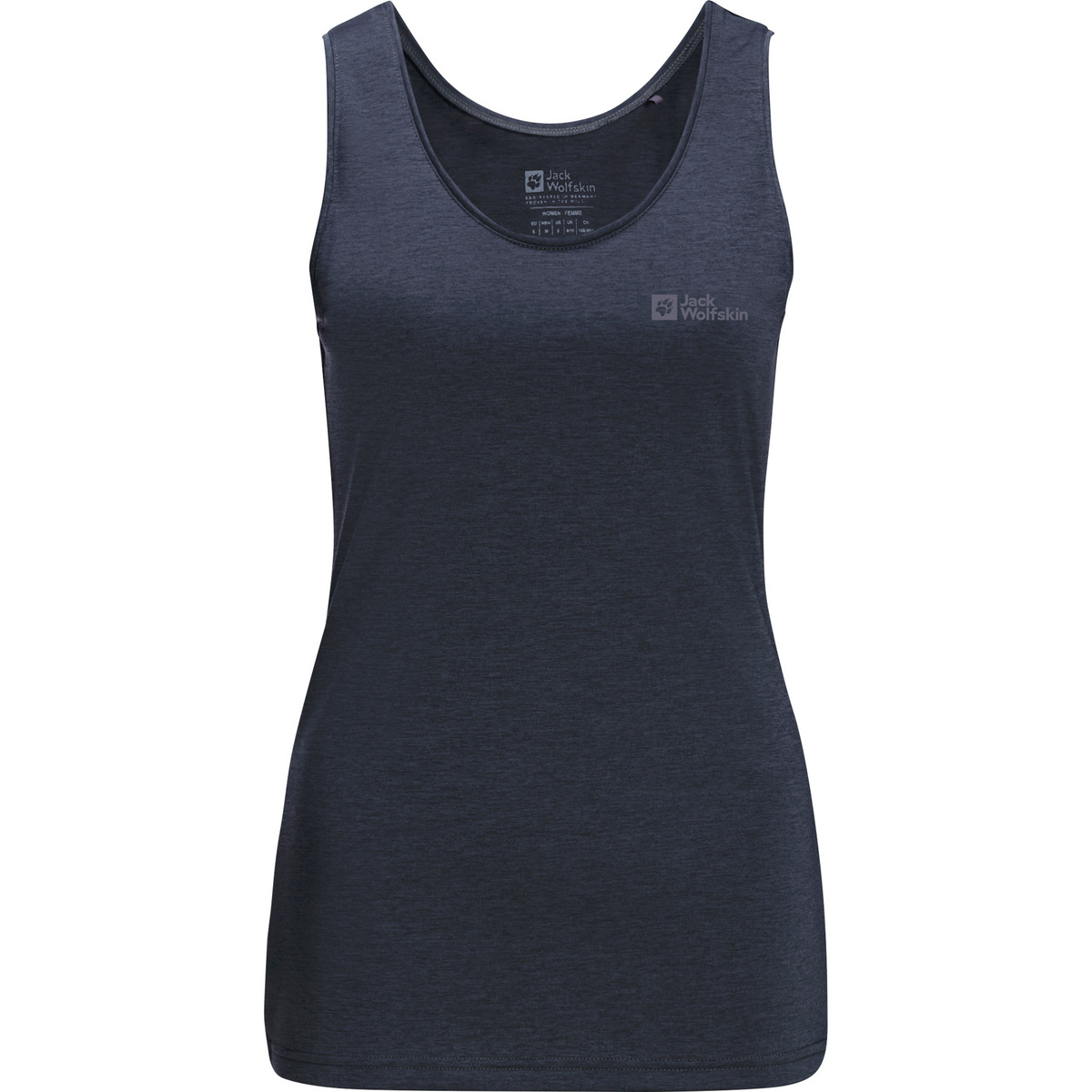 Jack Wolfskin Damen Crosstrail Top (Größe M, blau)