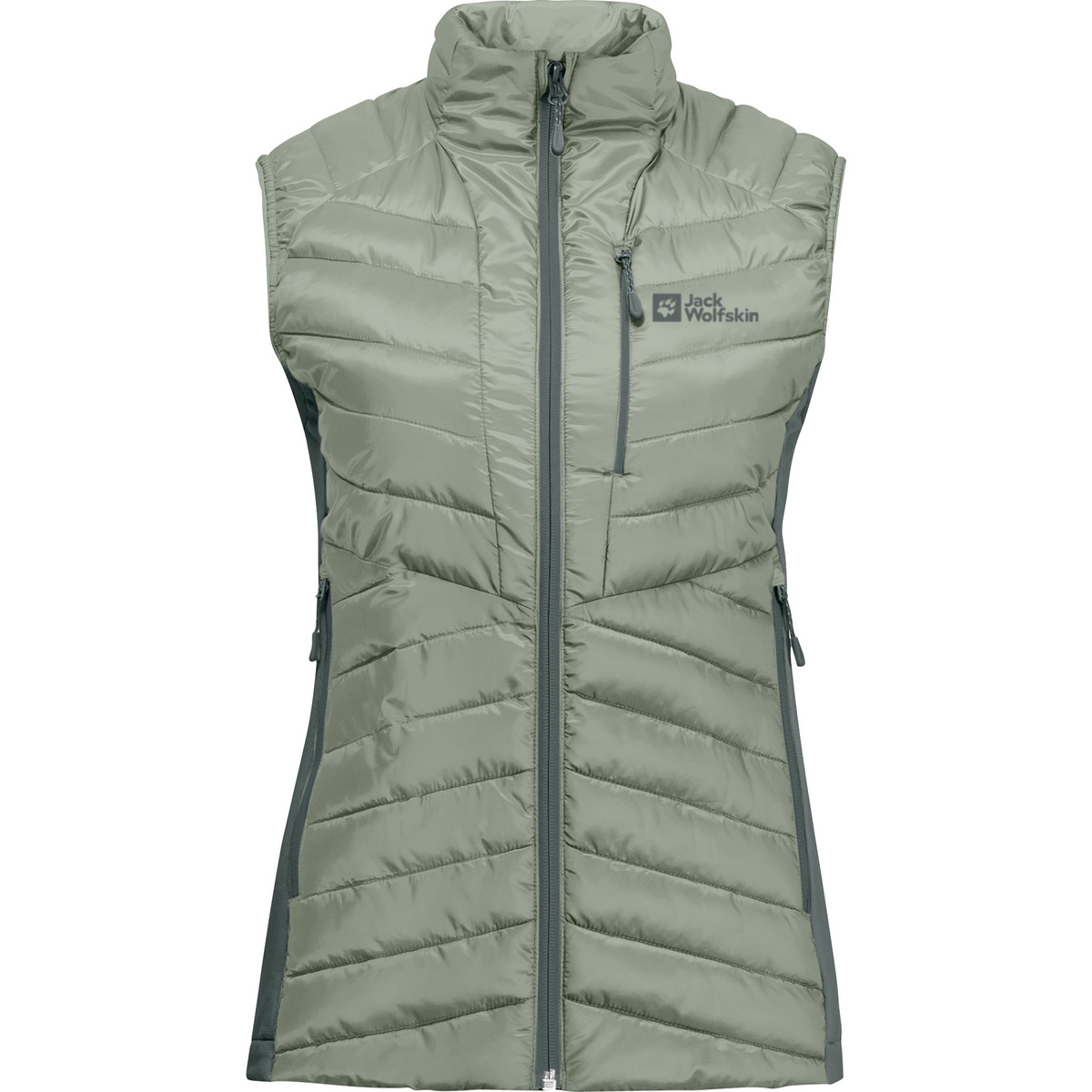 Jack Wolfskin Damen Routeburn Pro Ins Weste (Größe S, gruen)