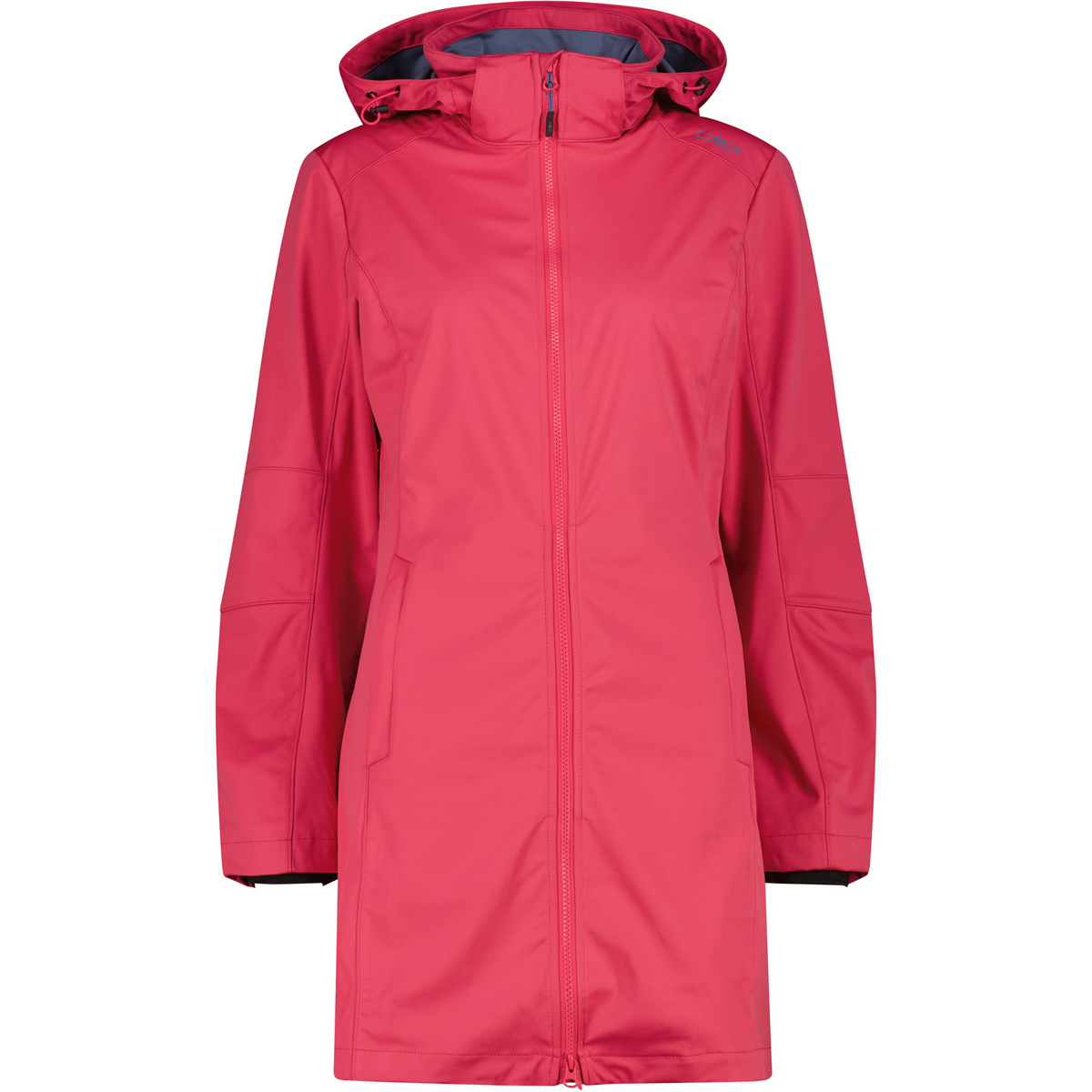 CMP Damen Light Softshell Hoodie Parka (Größe S, pink)