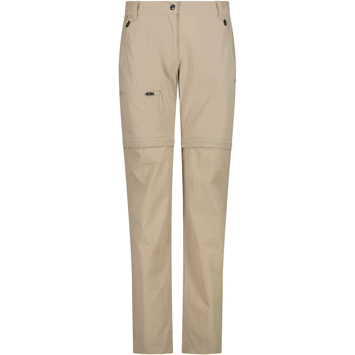 CMP Damen Zip Off Hose (Größe S, beige)