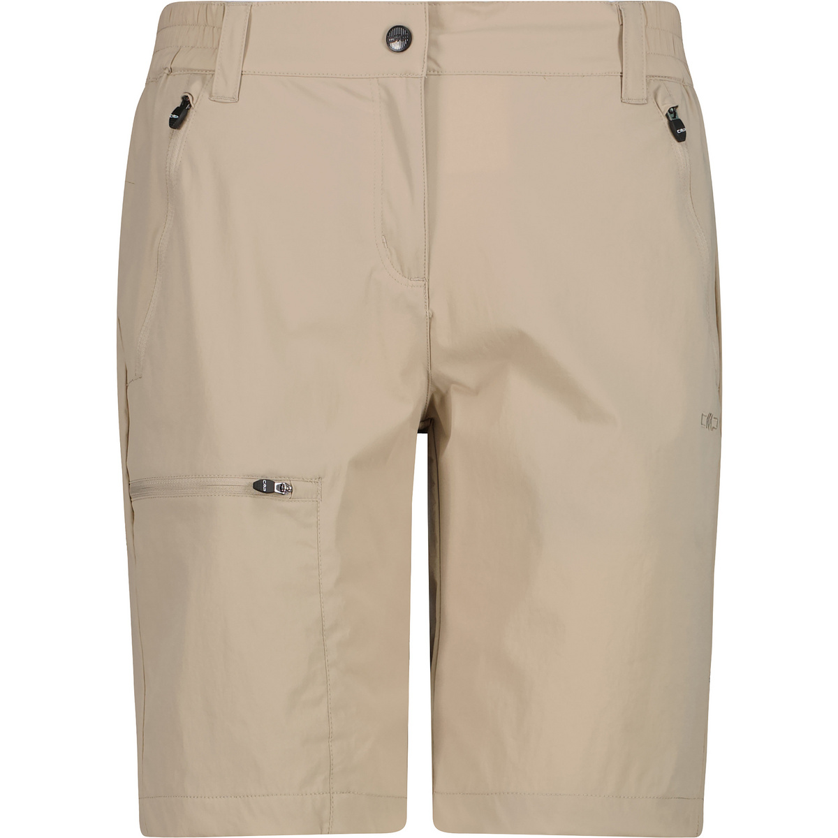 CMP Donna Pantaloncini Bermuda (Taglia XL, Beige)