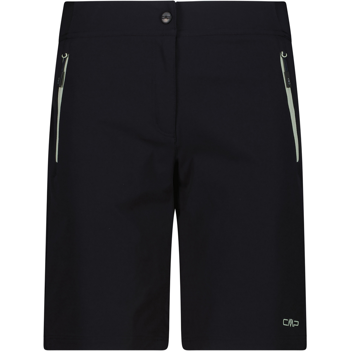CMP Donna Pantaloncini bermuda (Taglia M, Nero)