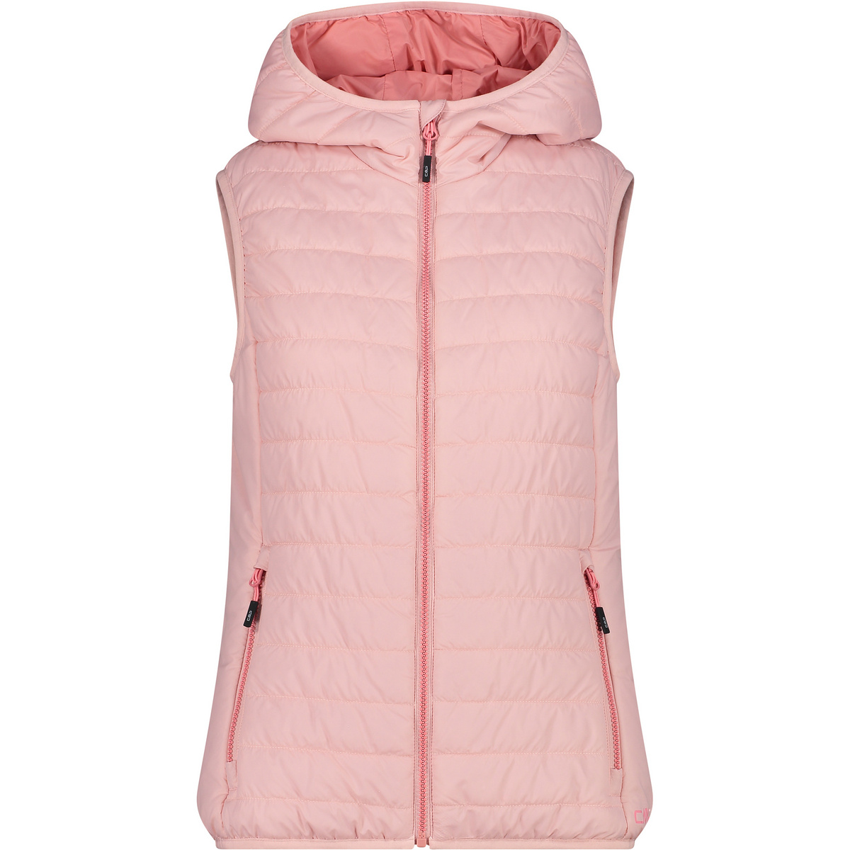 CMP Femme Gilet Hoodie (taille XL, rose)