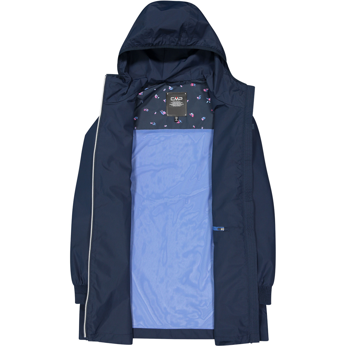 CMP Damen Hoodie Parka (Größe M, blau)
