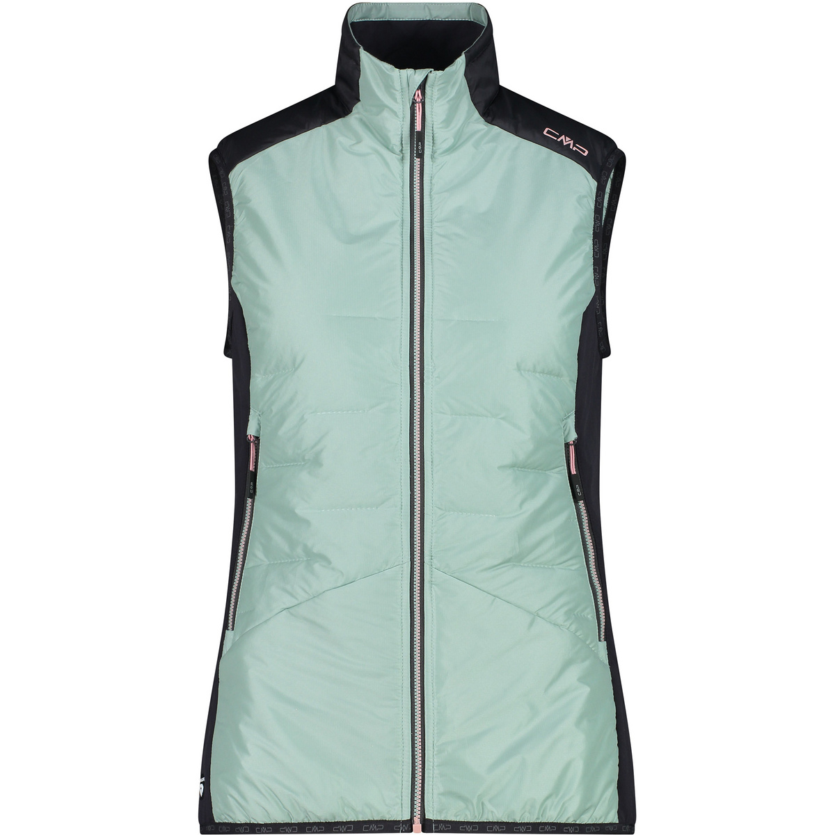 CMP Donna Gilet ibrido (Taglia XS, Verde)