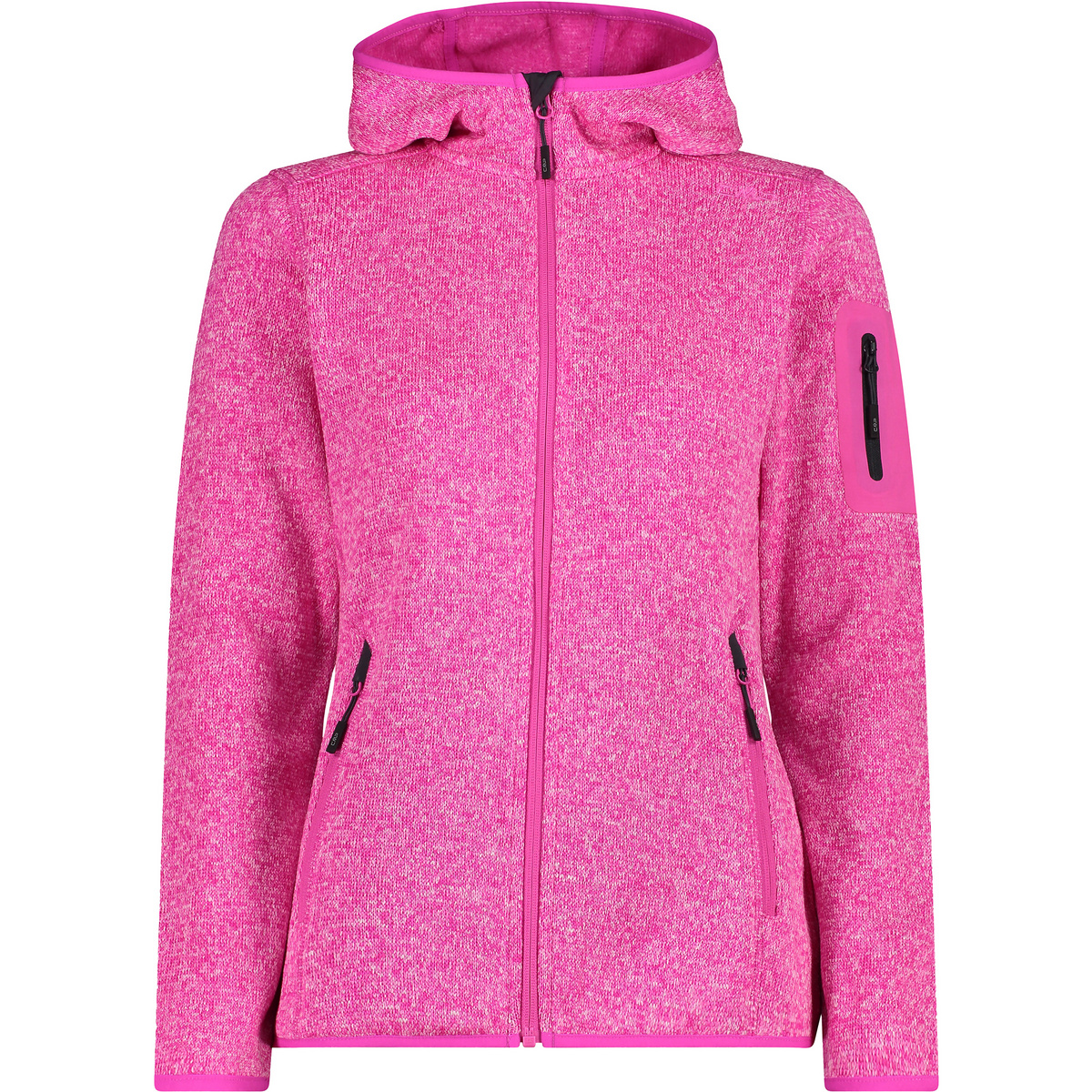 CMP Damen Zip Hoodie Jacke (Größe XS, pink)