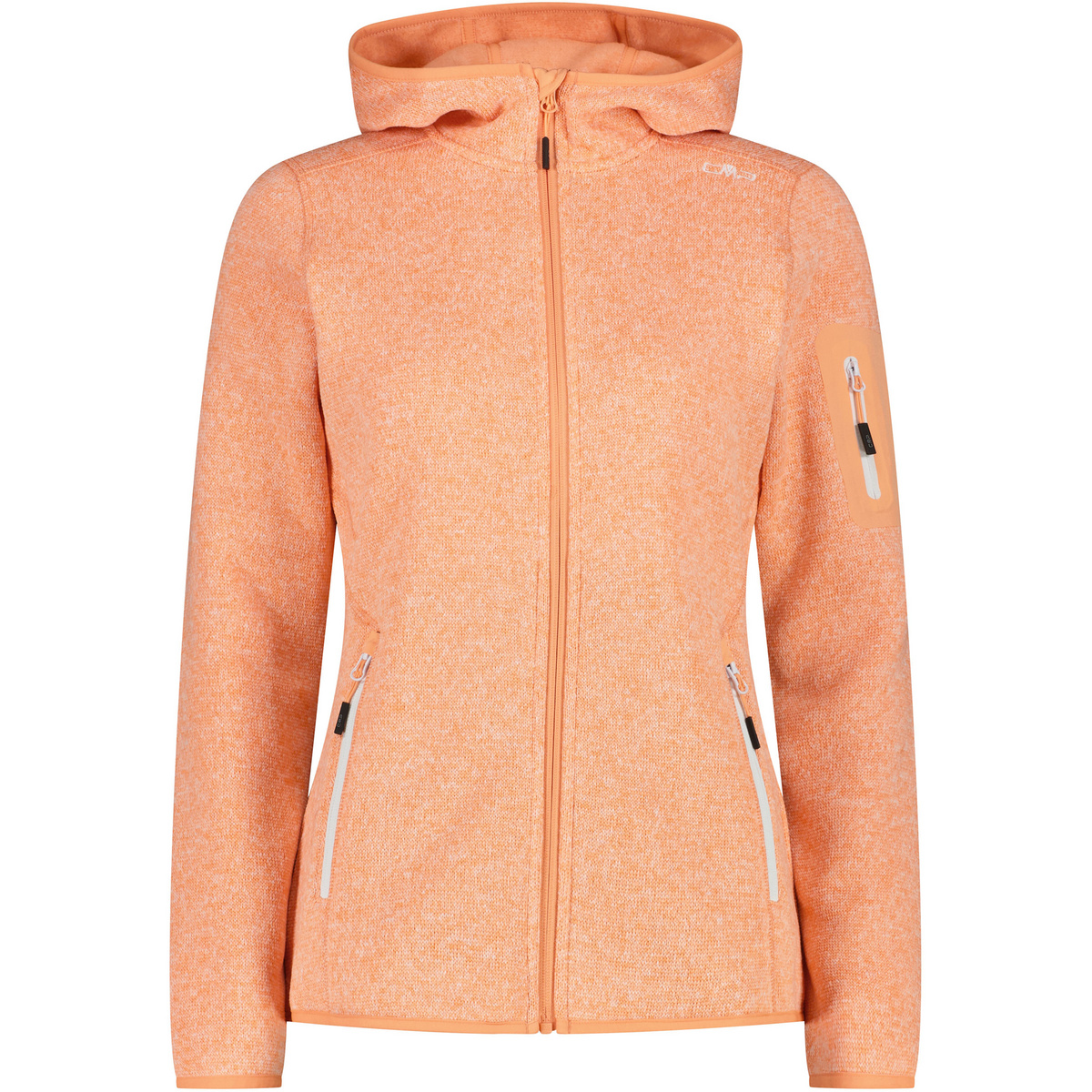 CMP Damen Zip Hoodie Jacke (Größe XXS, orange)
