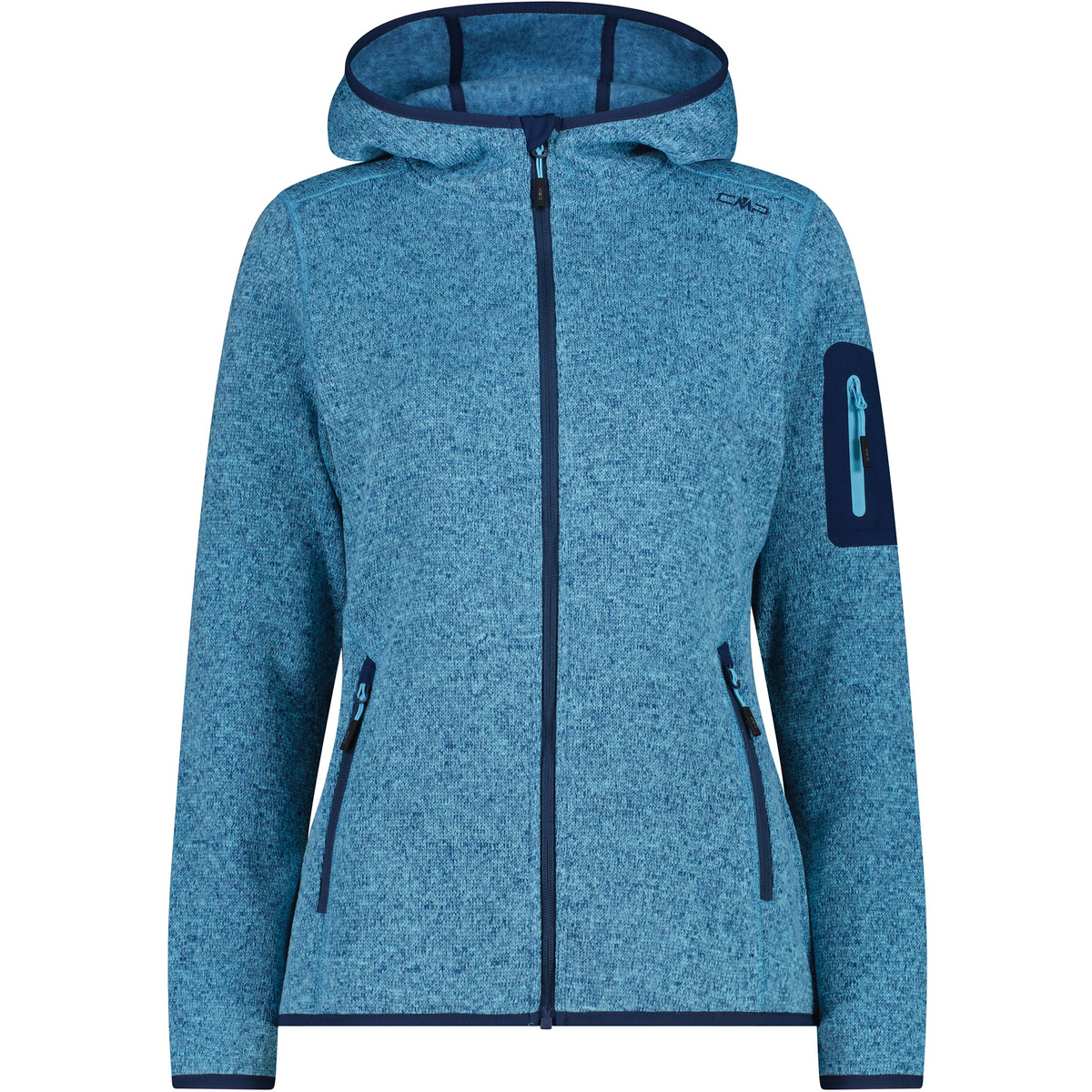 CMP Damen Zip Hoodie Jacke (Größe XS, blau)