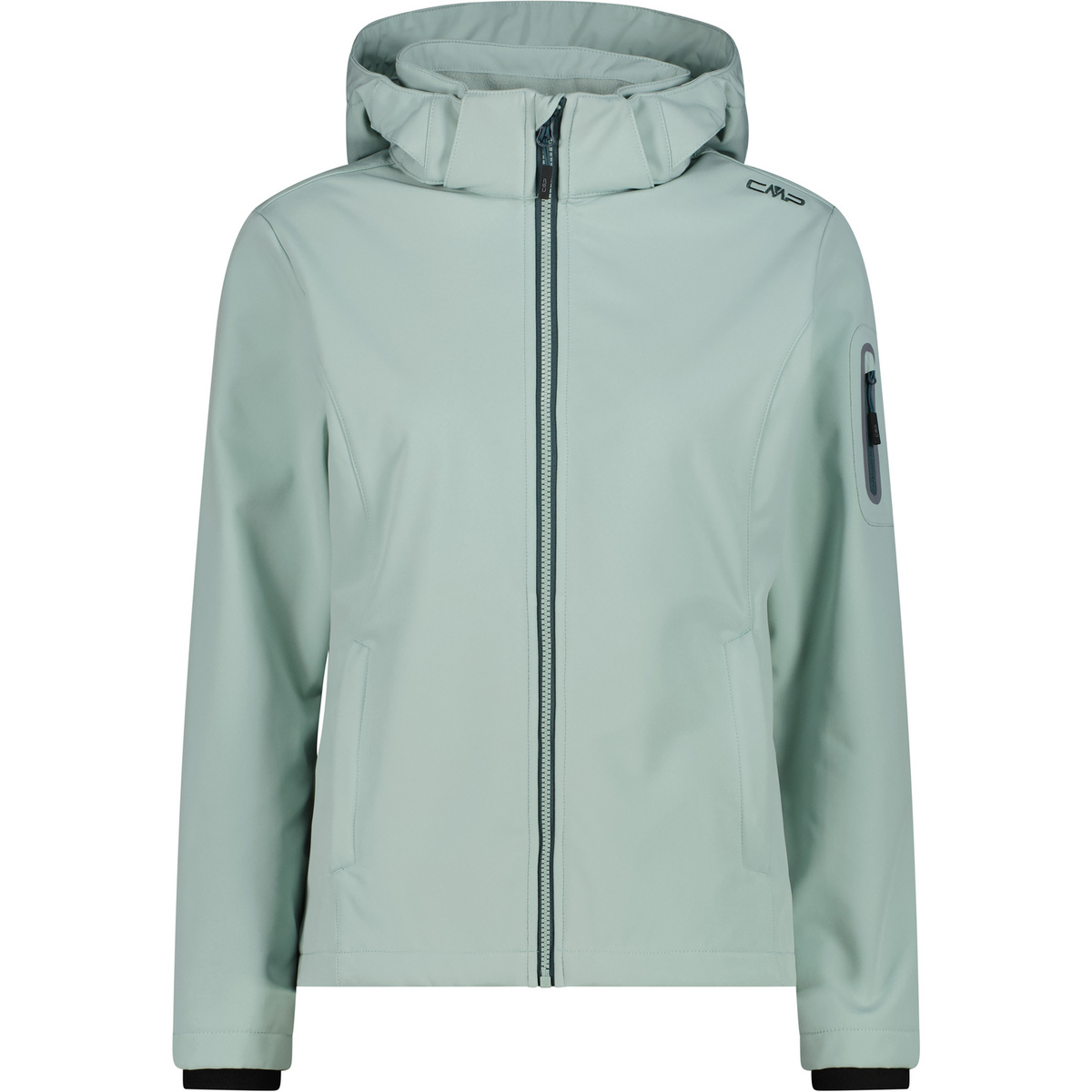 CMP Damen Softshell Hoodie Jacke (Größe XXL, gruen)