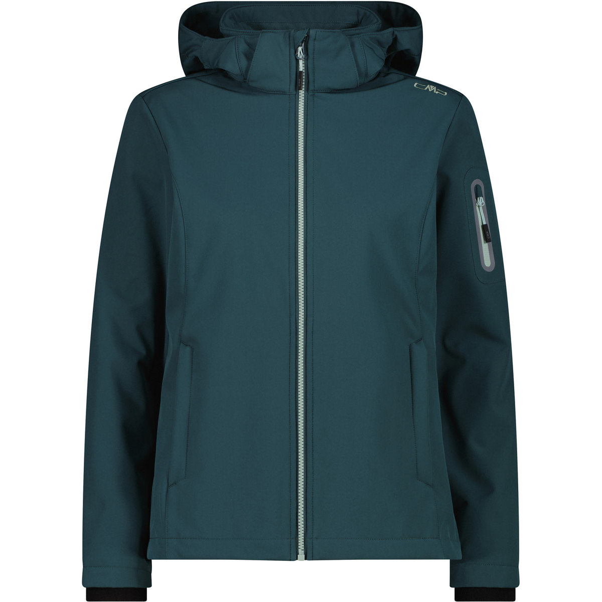 CMP Damen Softshell Hoodie Jacke (Größe XXS, blau)